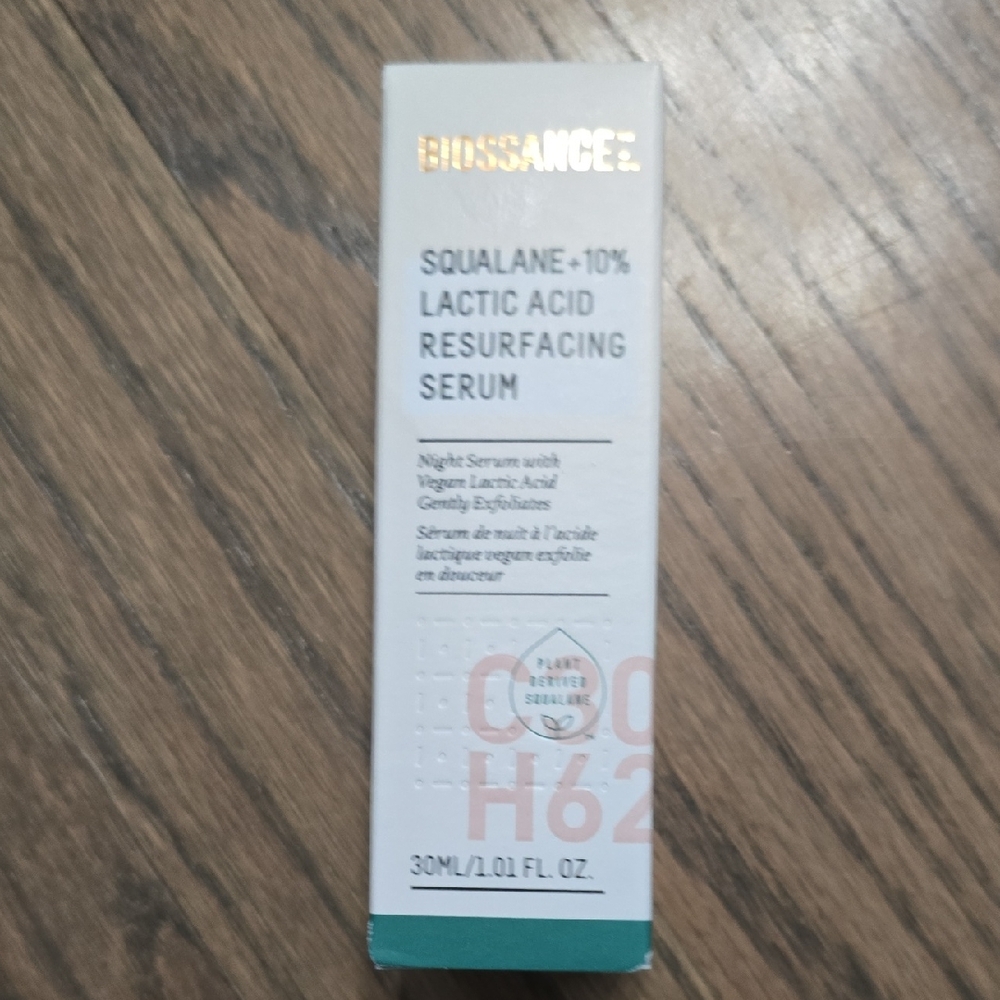 Biossance Squalane + 10% Lactic Acid Resurfacing Serum